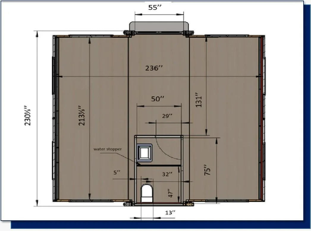 Container Casa Piccola 6m – Casa Mobile Modulare