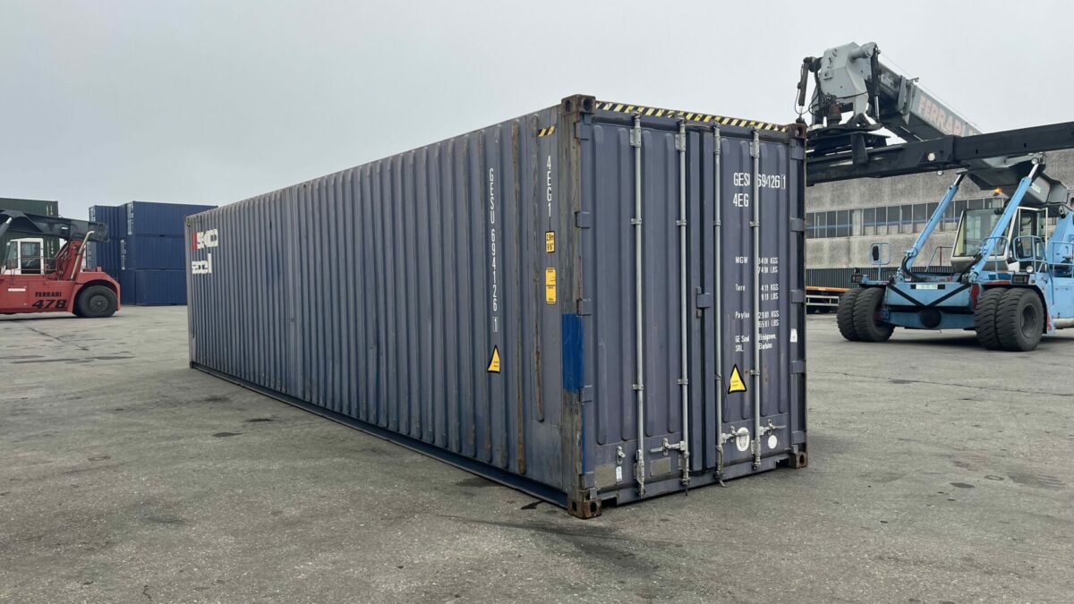 Container High Cube Pallet Wide da 40 piedi – Grande Capacità