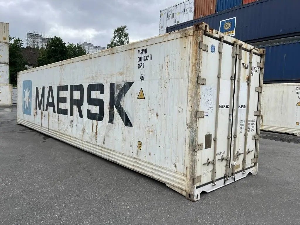 Container Insulato High Cube da 40 Piedi – Ideale per il Trasporto Refrigerato