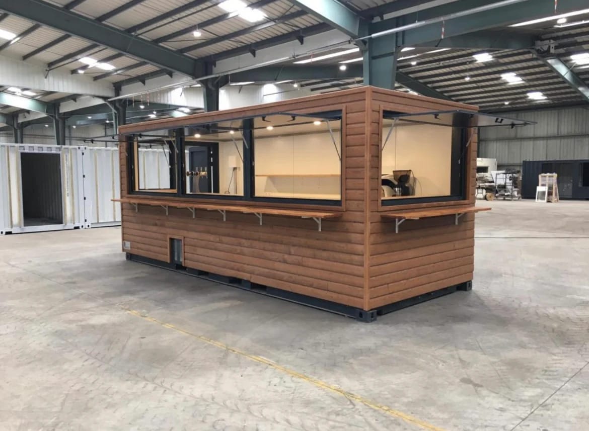 Container Bar & Caffetteria 20 piedi – completamente attrezzato e pronto all'uso