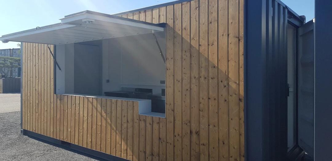Container snack bar 20' Privilège Wood – design e funzionalità premium