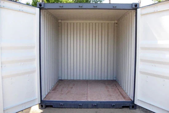 Container nuovo da 10 piedi rosso/grigio – Robusto e versatile