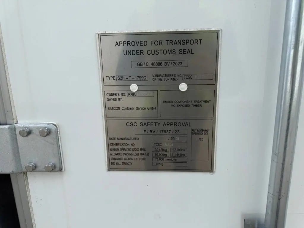 Nuovo container refrigerato High Cube da 20 piedi – Massima capacità e prestazioni