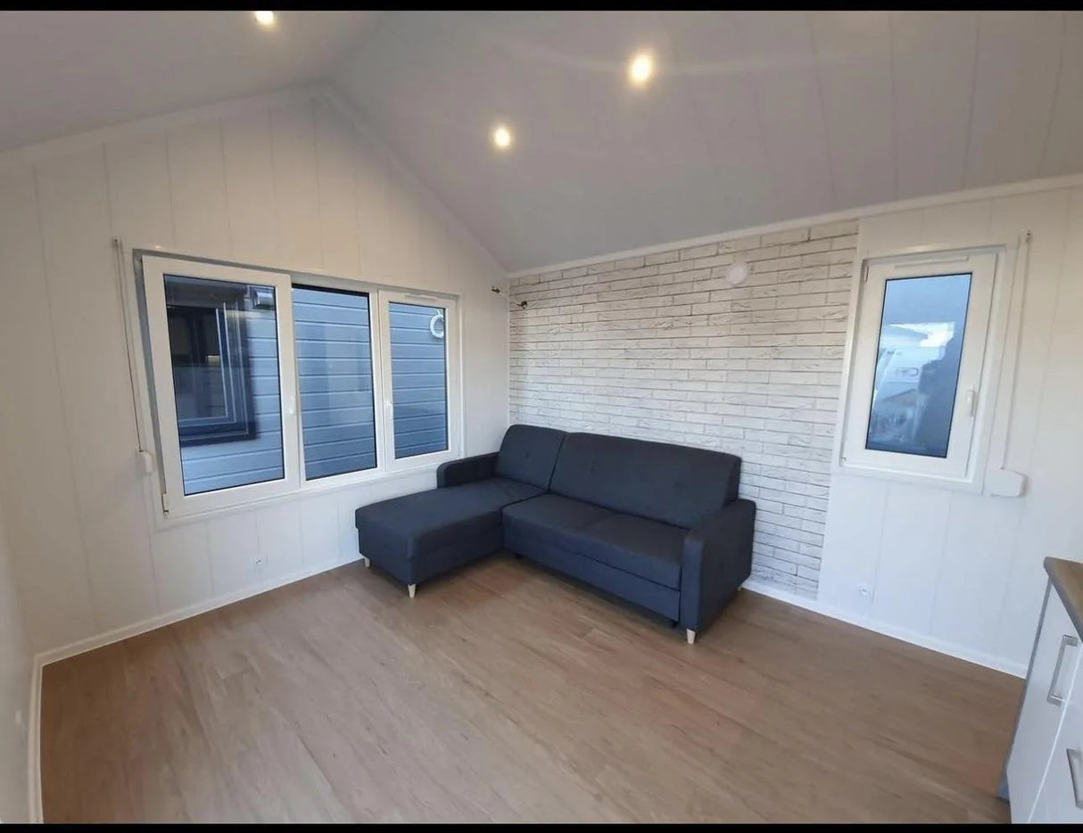 Container casa mobile 35m² – trasportabile con design contemporaneo
