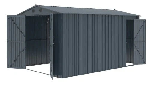 Capanno in metallo 13x20 piedi – Contenitore per stoccaggio resistente