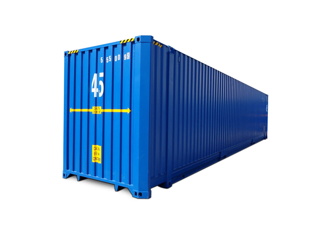 Container 45 piedi High Cube Pallet Wide – Spazio extra