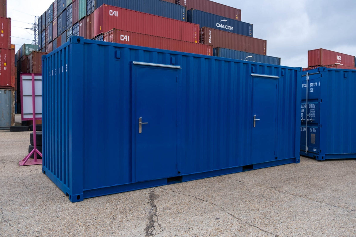 Container da 20 piedi con porte pedonali – Uso professionale