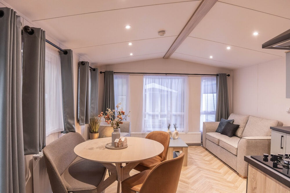 Love Nordsea 930-2 Casa Mobile – Elegante e confortevole chalet modulare con vista mare.