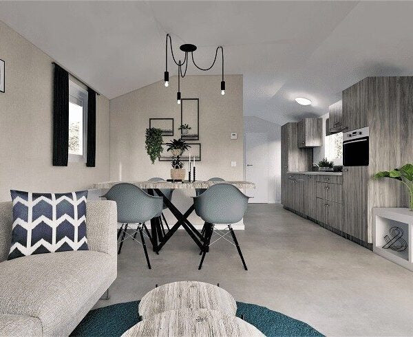 Casa mobile di lusso Orlando – Chalet prefabbricato di lusso pronto per essere abitato