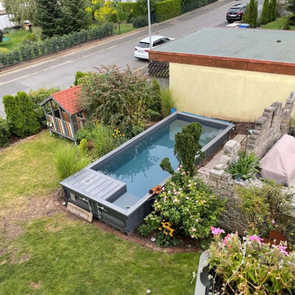 Piscina Contenitore Sportiva 6,2x2,5 m – Spa con Nuoto Controcorrente