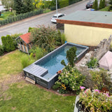 Piscina Contenitore Sportiva 6,2x2,5 m – Spa con Nuoto Controcorrente
