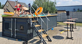 Piscina container da 6,2x2,5 m – Piscina modulare comfort