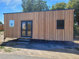 Container trailer mobile da 20 piedi – casa ecologica e multiuso
