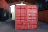 Container nuovo da 10 piedi rosso/grigio – Robusto e versatile