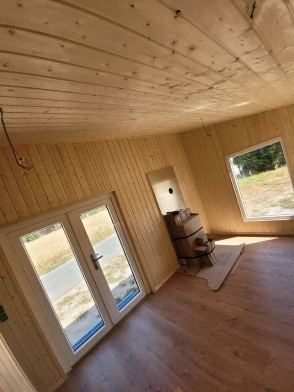 Container trailer mobile da 20 piedi – casa ecologica e multiuso