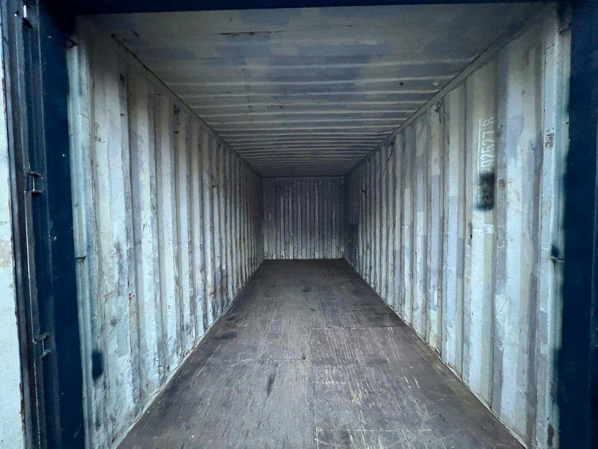 Container marittimo blu da 20 piedi usato – Soluzione conveniente