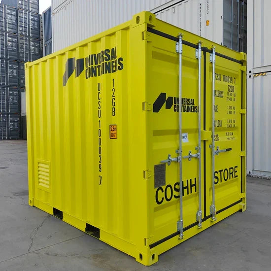 Nuovo Container COSHH da 3 Metri – Stoccaggio Sicuro per Prodotti Chimici