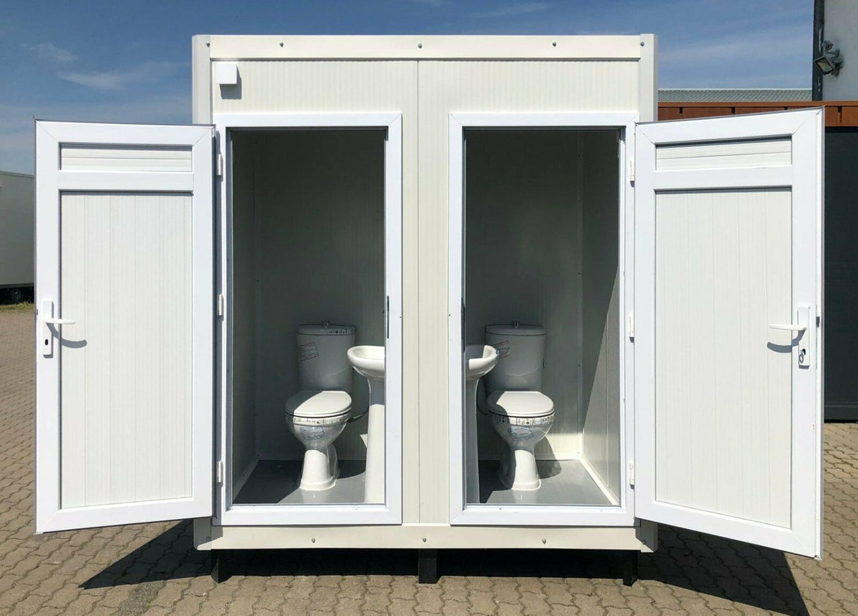 Container Sanitario 1.3x2.05 m – Modulo Doppio Servizio Igienico