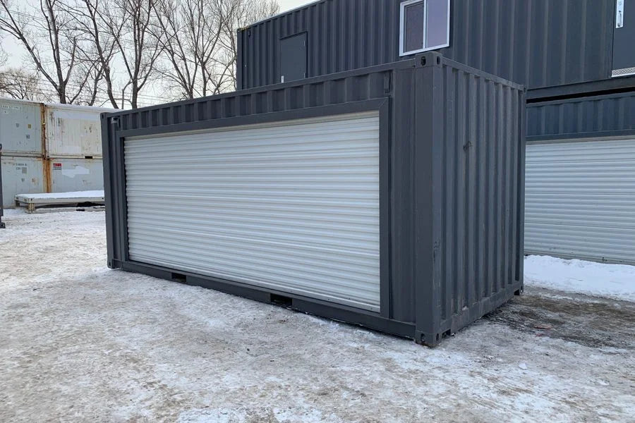 Container 20' con tenda impermeabile – Spazio di stoccaggio sicuro e protetto