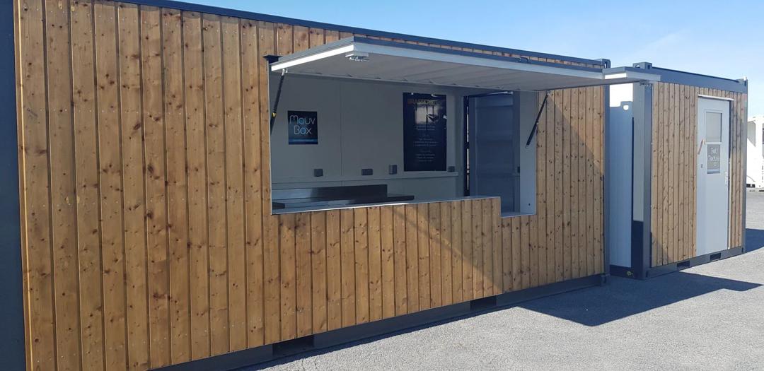 Container snack bar 20' Privilège Wood – design e funzionalità premium