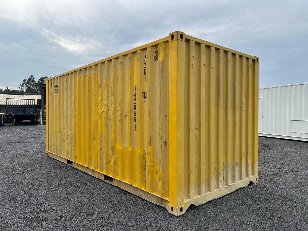 Container Giallo Usato da 6 Metri – Ottime Condizioni e Prezzo Competitivo