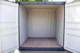 Container nuovo da 10 piedi rosso/grigio – Robusto e versatile