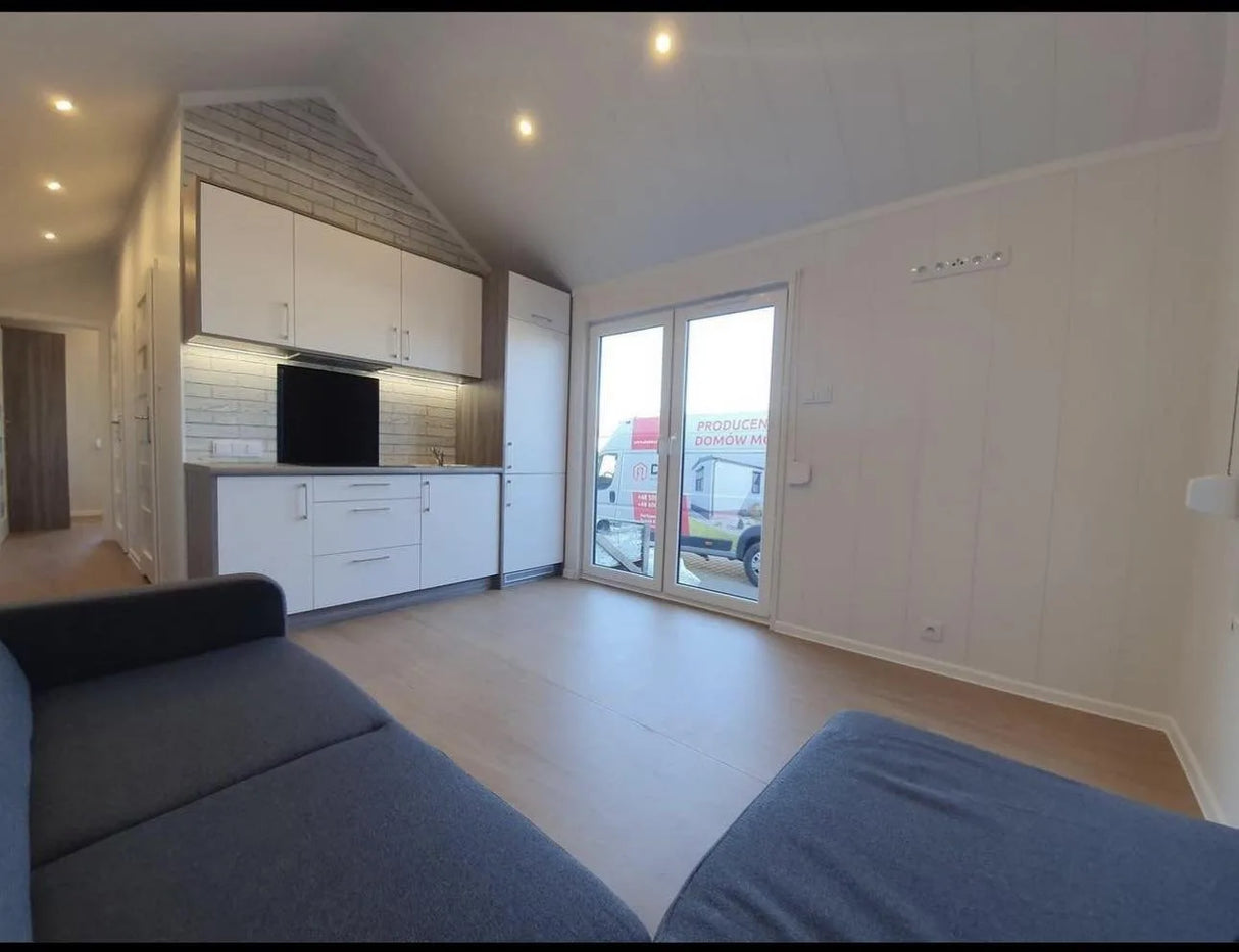 Container casa mobile 35m² – trasportabile con design contemporaneo