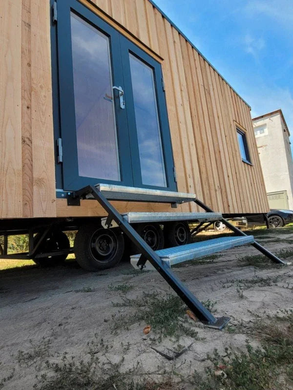 Container trailer mobile da 20 piedi – casa ecologica e multiuso