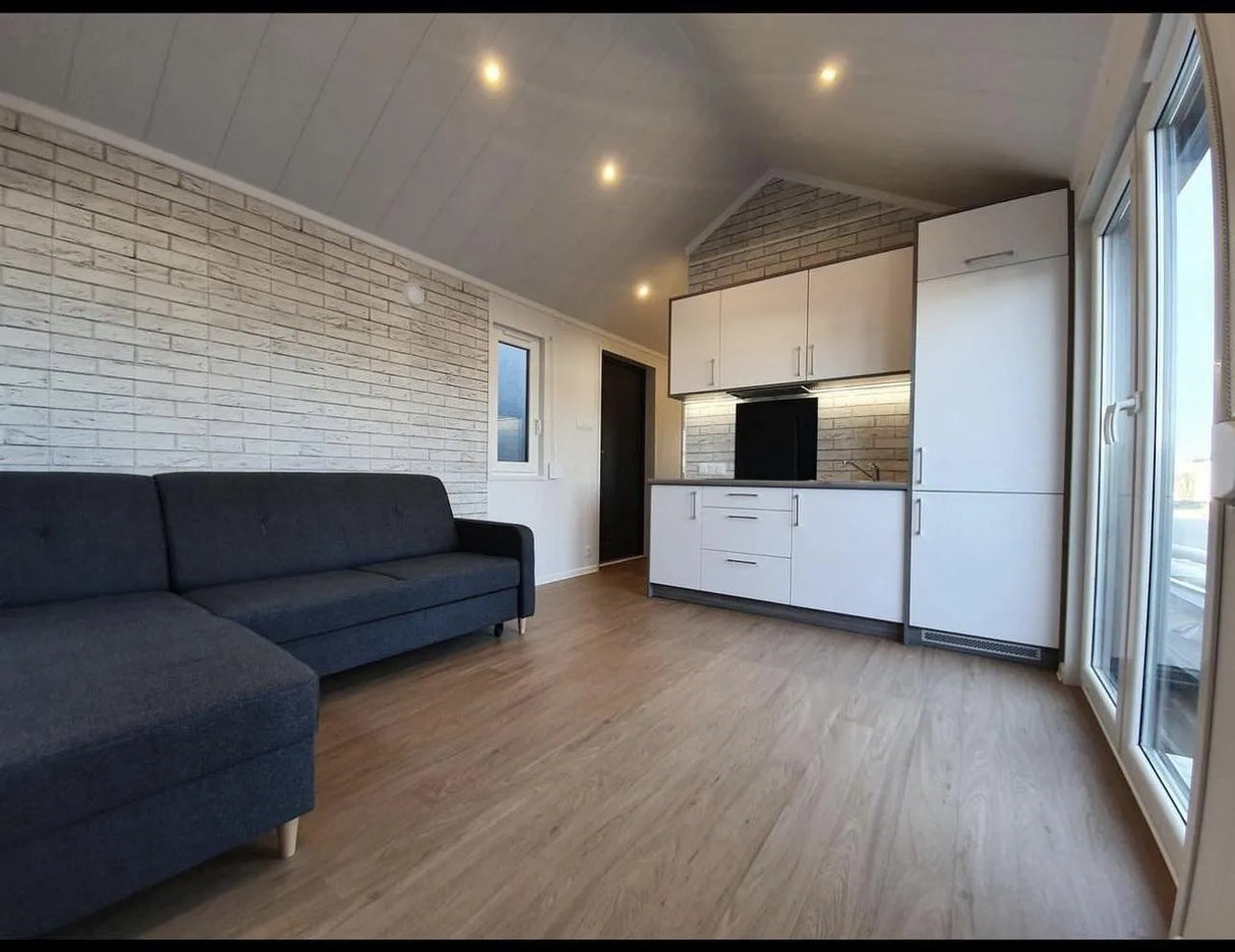 Container casa mobile 35m² – trasportabile con design contemporaneo