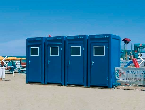 Container Sanitario da 5 Piedi – Bagno Prefabbricato Pronto all'Uso