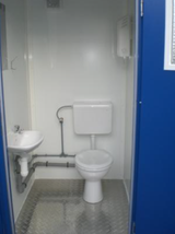 Container Sanitario da 5 Piedi – Bagno Prefabbricato Pronto all'Uso