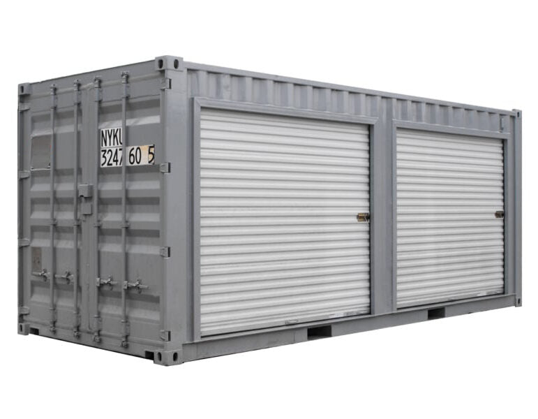 Container da 20 piedi con serrande avvolgibili – Sicurezza e accesso rapido