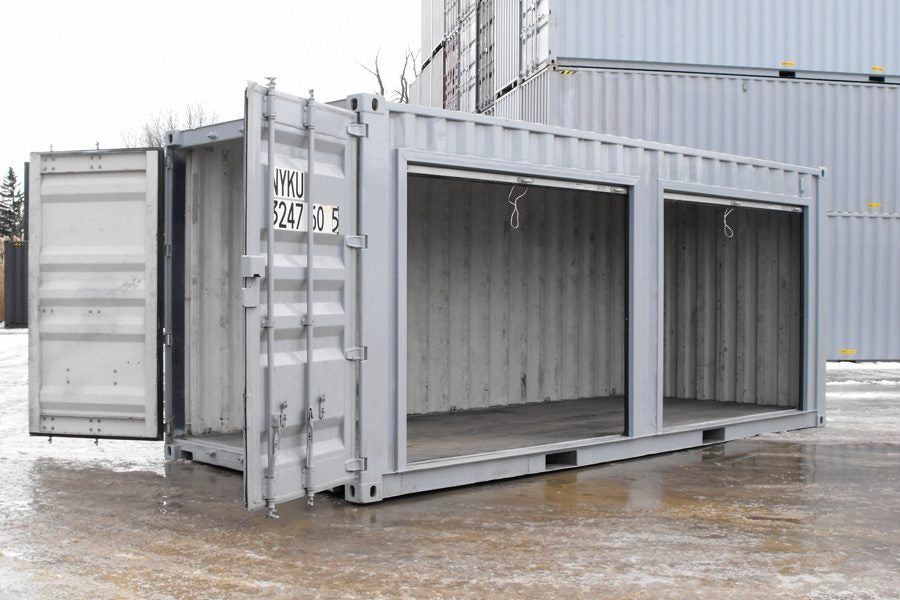 Container da 20 piedi con serrande avvolgibili – Sicurezza e accesso rapido