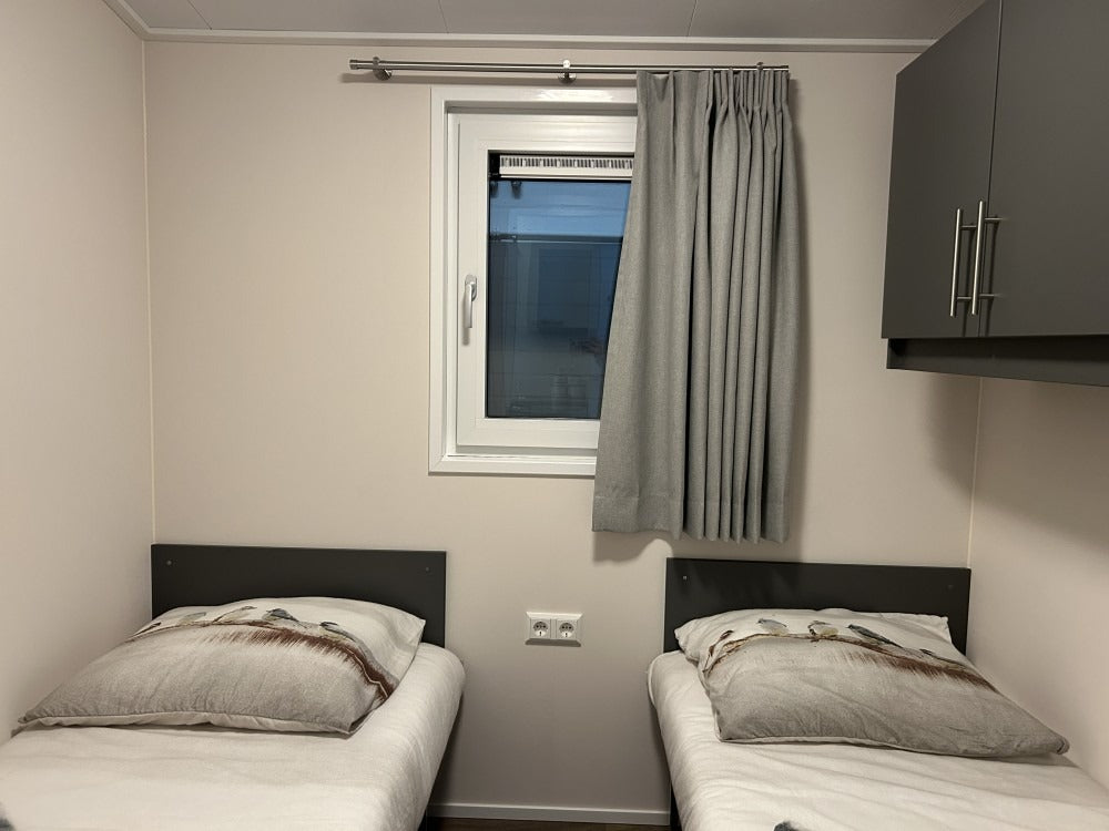Eikenlodge 1000-2 Casa Mobile – Chalet prefabbricato premium in legno con 2 camere da letto